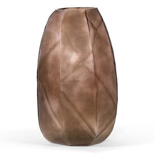 Vase en verre forme organique